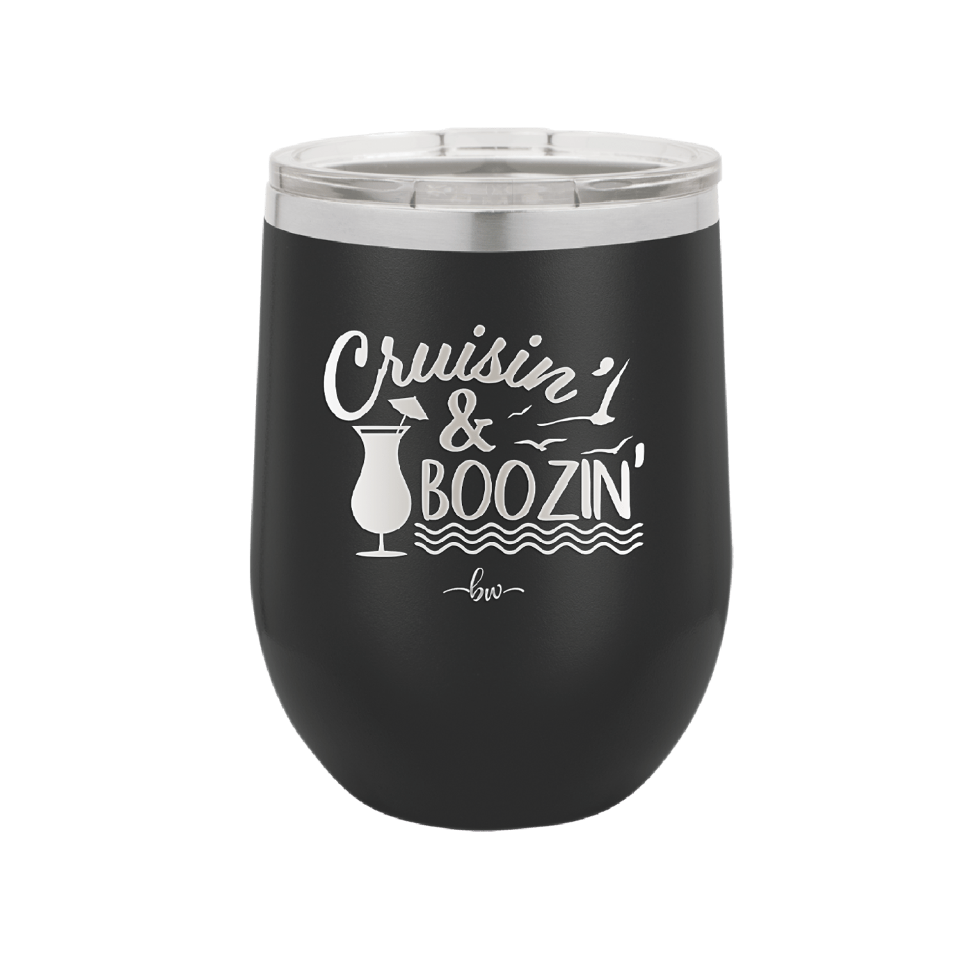 Cruisin and Boozin Cruise 3 - Laser Engraved Stainless Steel Drinkware - 1468 -