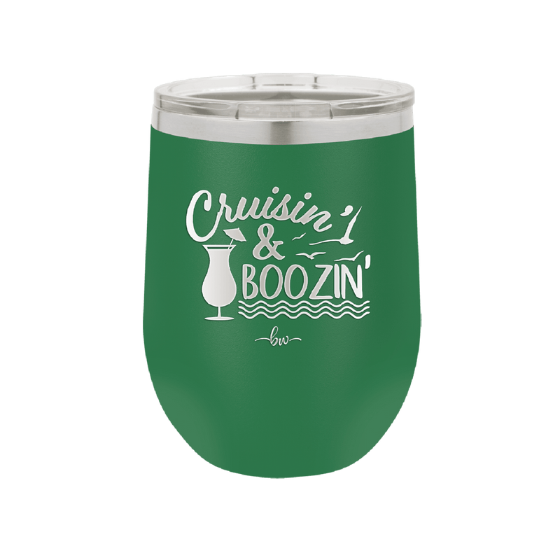 Cruisin and Boozin Cruise 3 - Laser Engraved Stainless Steel Drinkware - 1468 -