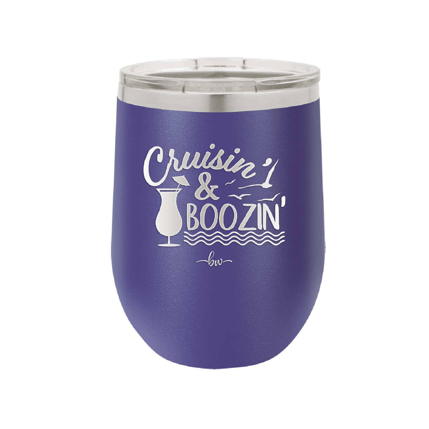 Cruisin and Boozin Cruise 3 - Laser Engraved Stainless Steel Drinkware - 1468 -