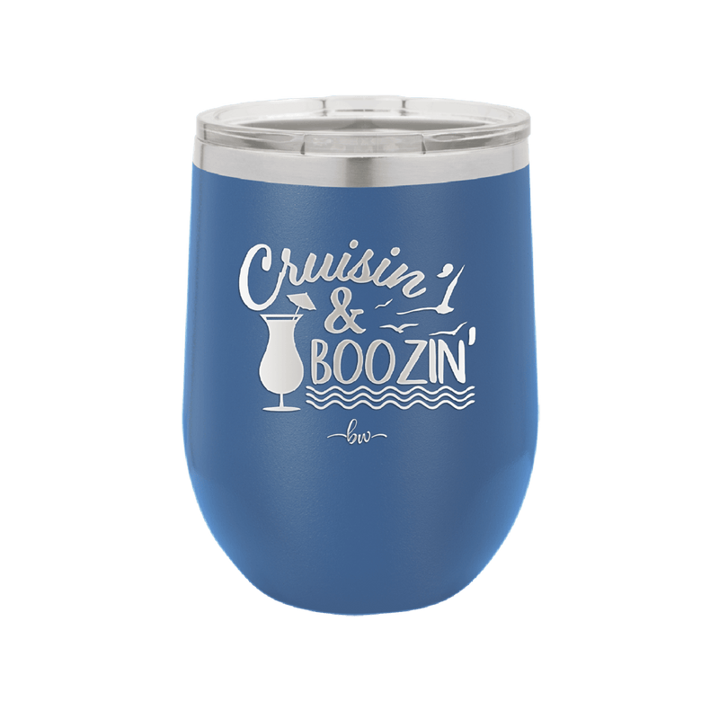Cruisin and Boozin Cruise 3 - Laser Engraved Stainless Steel Drinkware - 1468 -