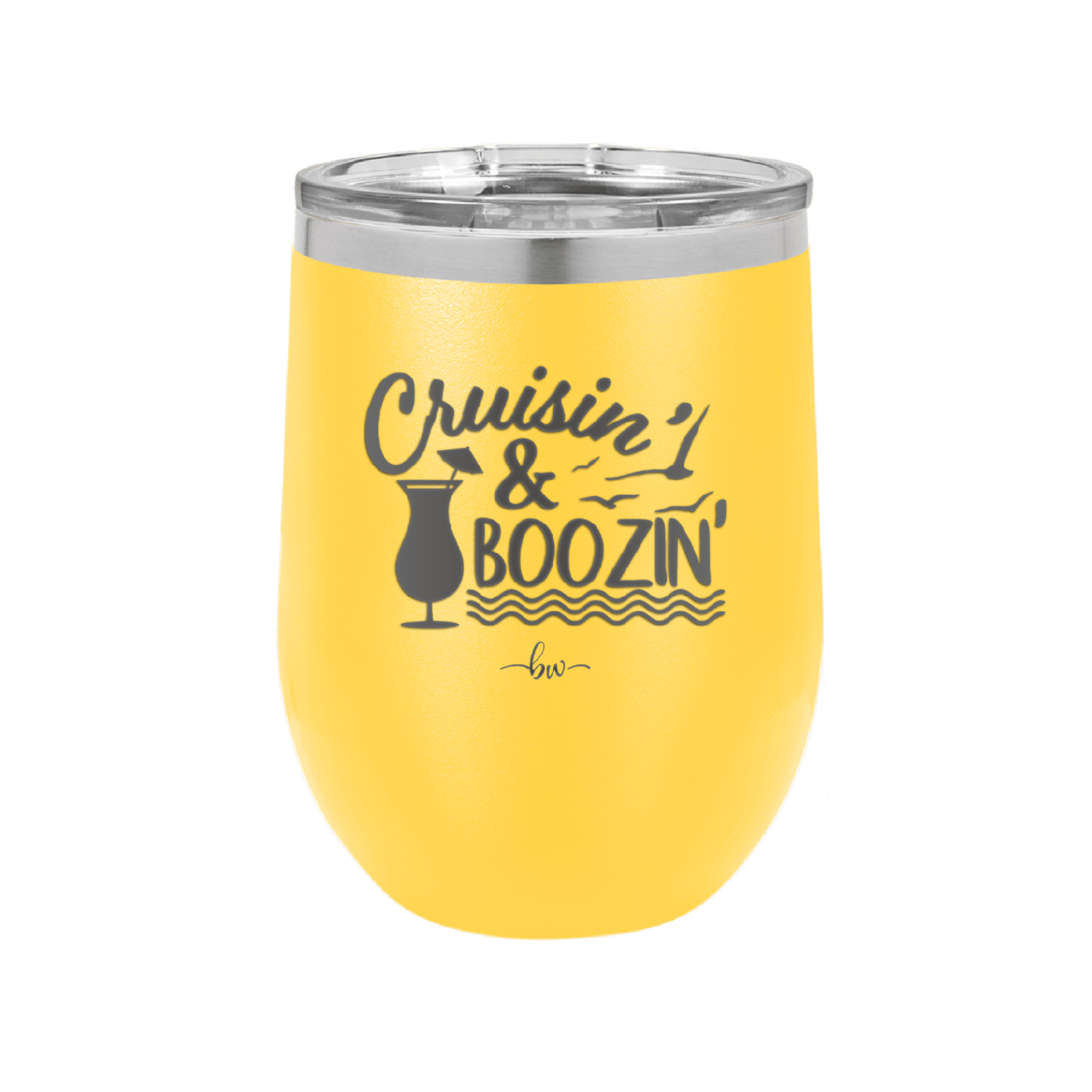 Cruisin and Boozin Cruise 3 - Laser Engraved Stainless Steel Drinkware - 1468 -