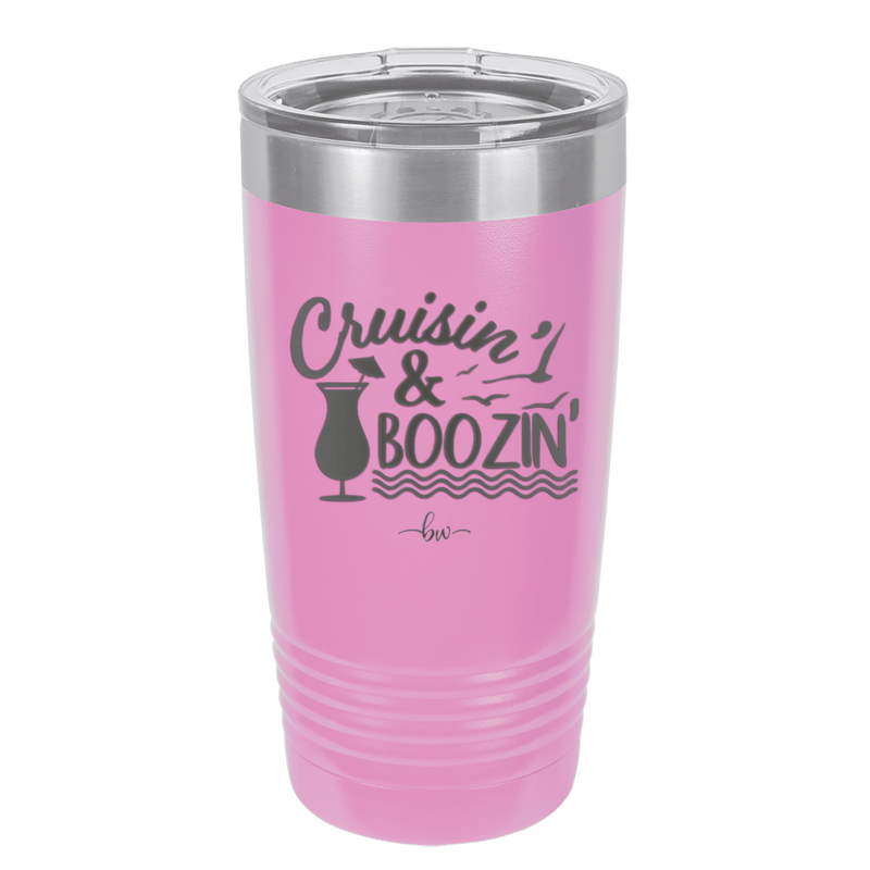 Cruisin and Boozin Cruise 3 - Laser Engraved Stainless Steel Drinkware - 1468 -
