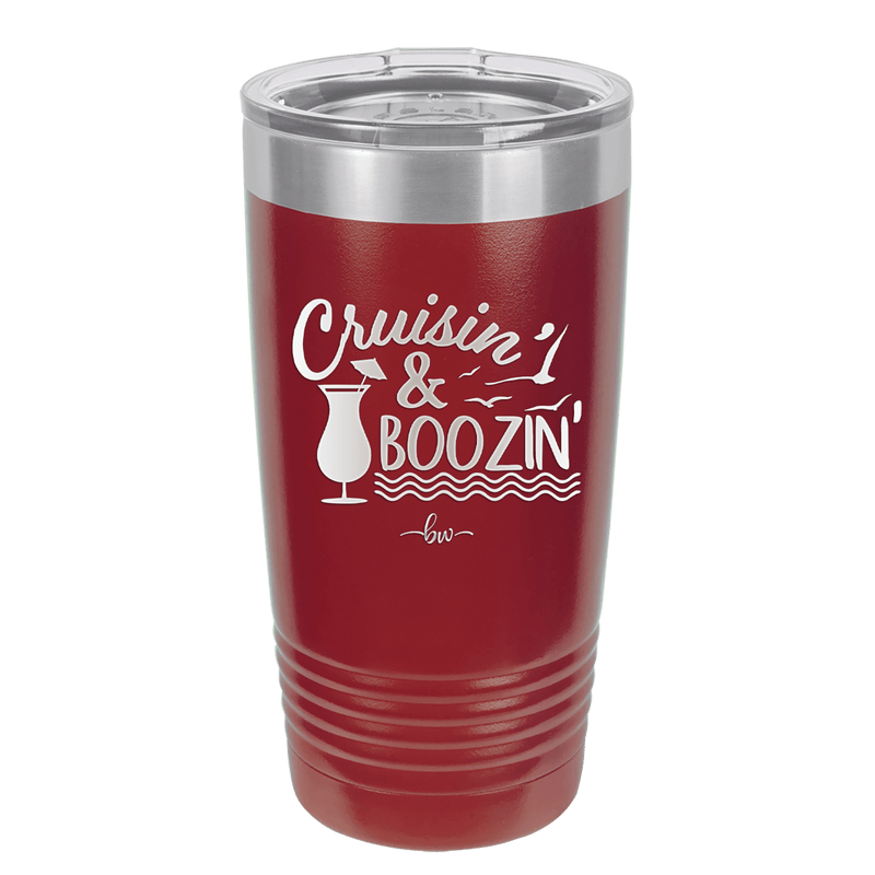 Cruisin and Boozin Cruise 3 - Laser Engraved Stainless Steel Drinkware - 1468 -