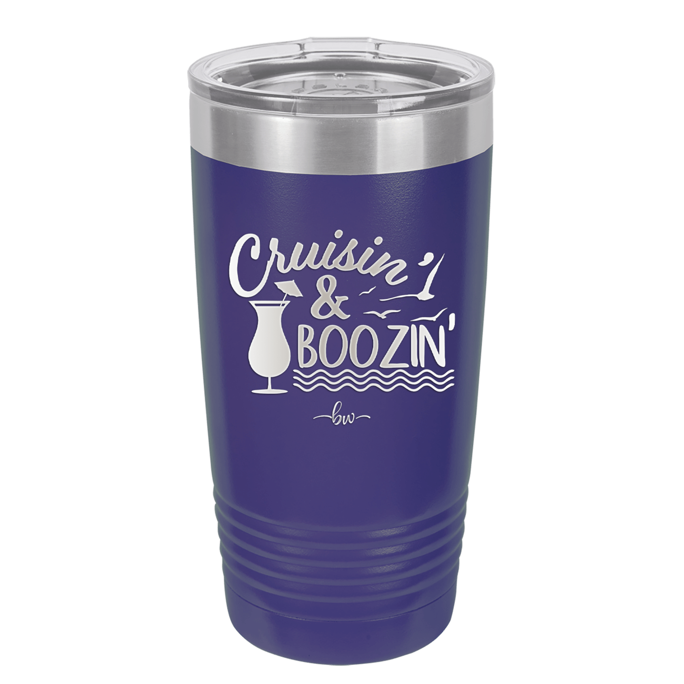 Cruisin and Boozin Cruise 3 - Laser Engraved Stainless Steel Drinkware - 1468 -