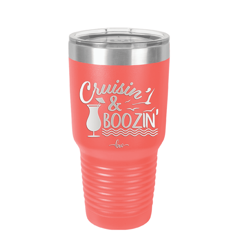 Cruisin and Boozin Cruise 3 - Laser Engraved Stainless Steel Drinkware - 1468 -