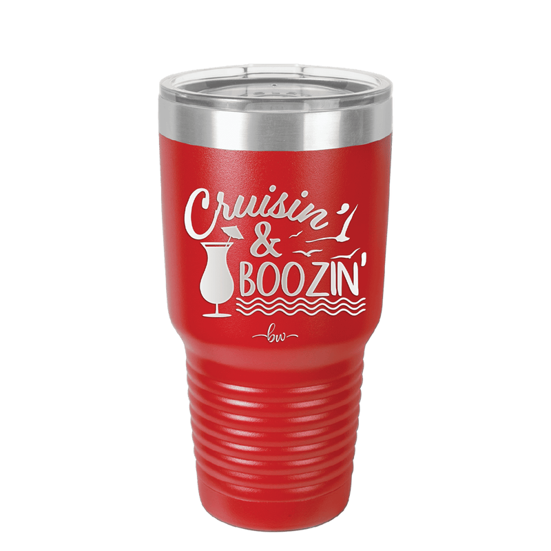 Cruisin and Boozin Cruise 3 - Laser Engraved Stainless Steel Drinkware - 1468 -
