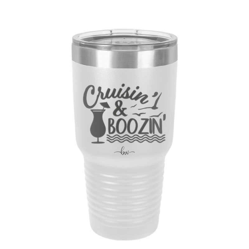Cruisin and Boozin Cruise 3 - Laser Engraved Stainless Steel Drinkware - 1468 -