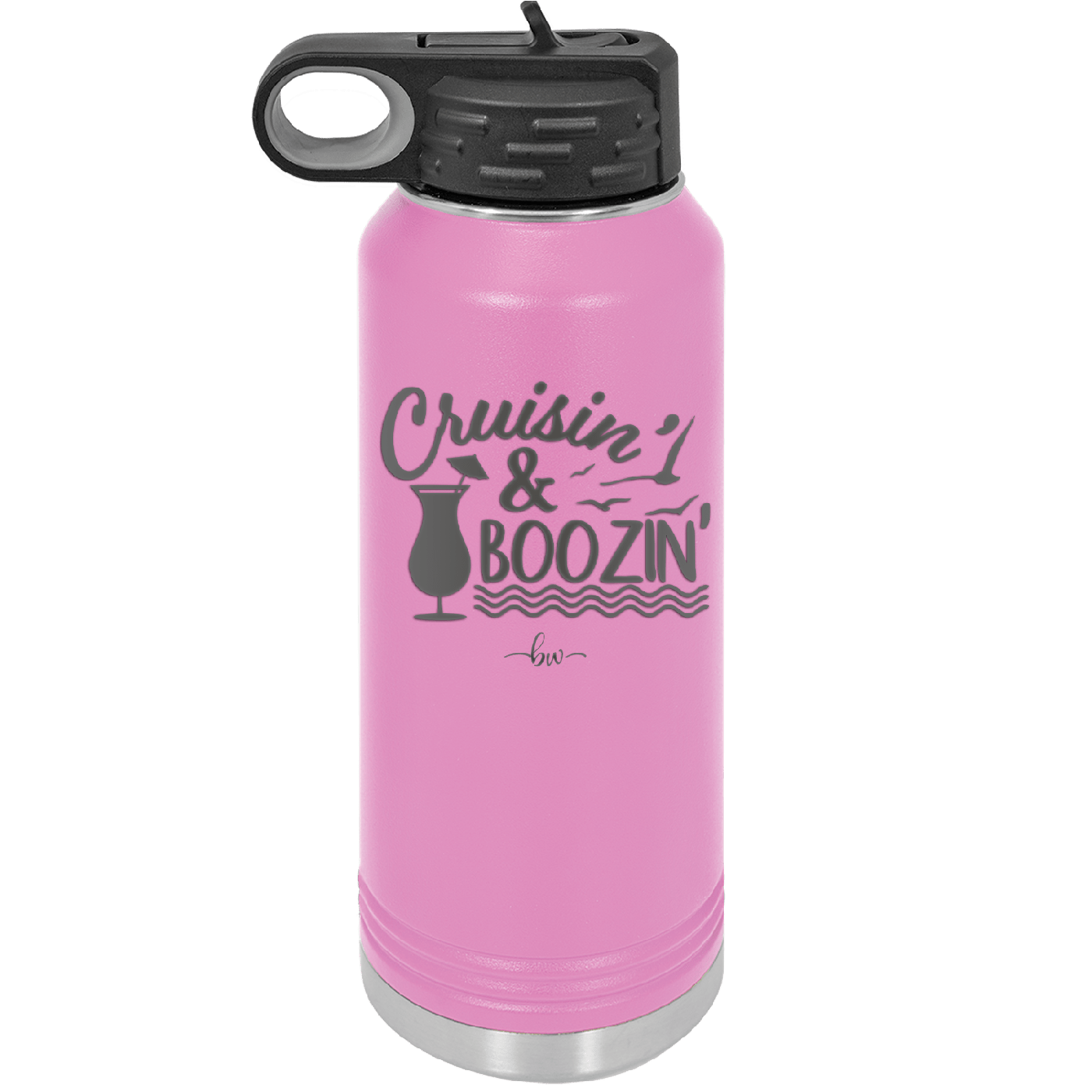 Cruisin and Boozin Cruise 3 - Laser Engraved Stainless Steel Drinkware - 1468 -