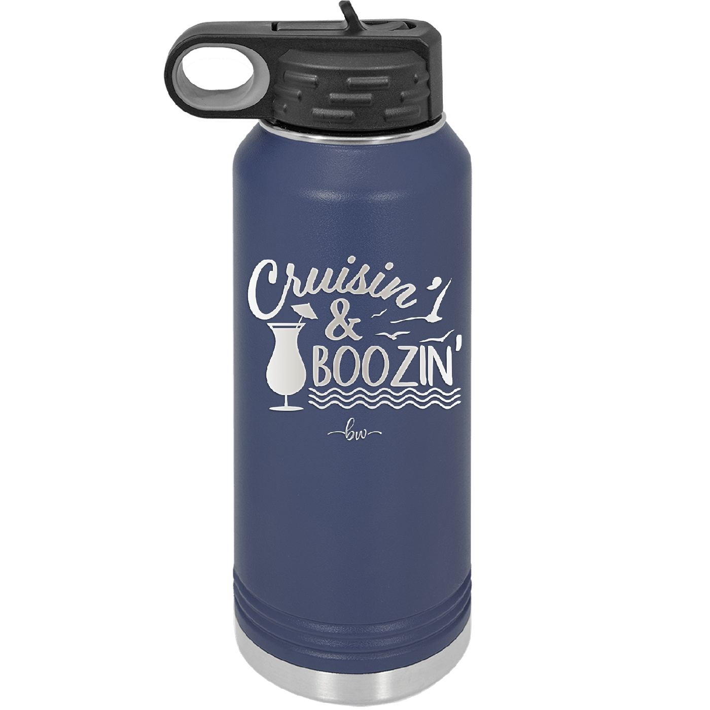 Cruisin and Boozin Cruise 3 - Laser Engraved Stainless Steel Drinkware - 1468 -