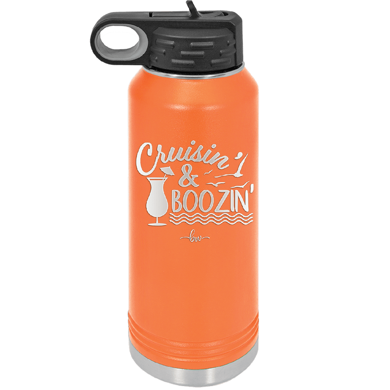 Cruisin and Boozin Cruise 3 - Laser Engraved Stainless Steel Drinkware - 1468 -