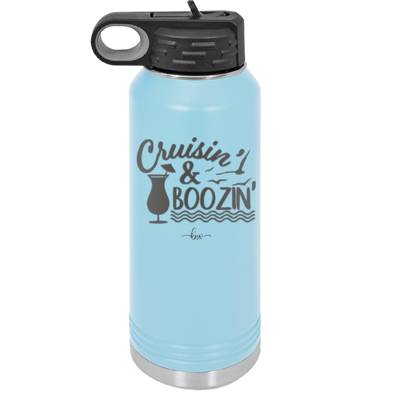 Cruisin and Boozin Cruise 3 - Laser Engraved Stainless Steel Drinkware - 1468 -