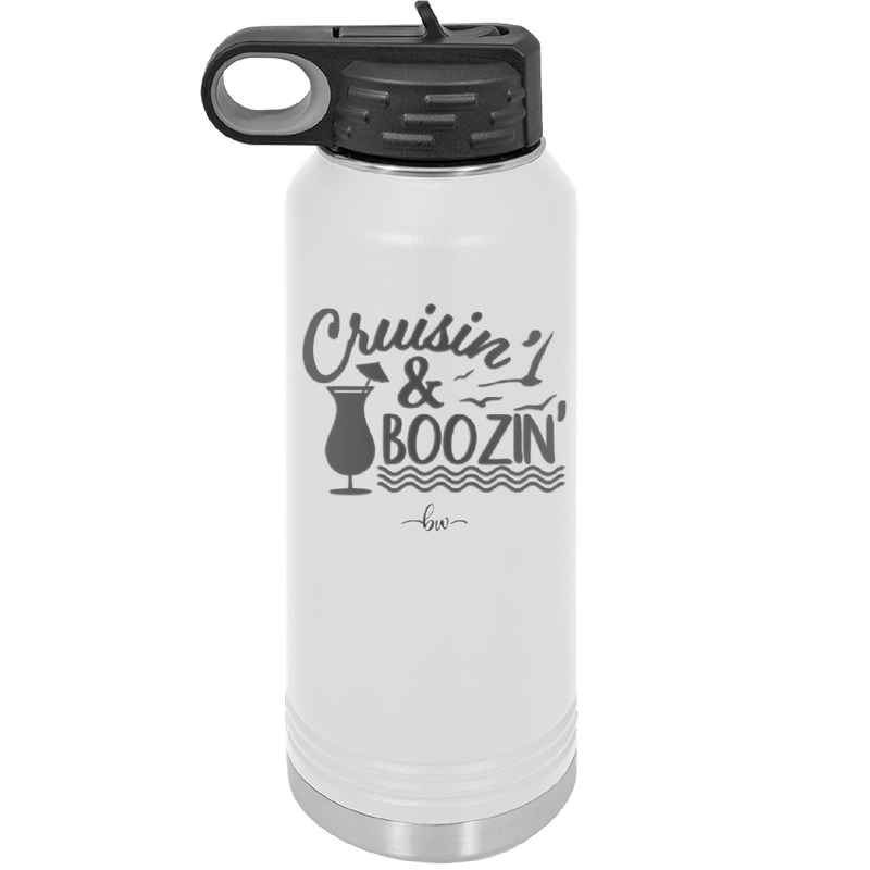 Cruisin and Boozin Cruise 3 - Laser Engraved Stainless Steel Drinkware - 1468 -