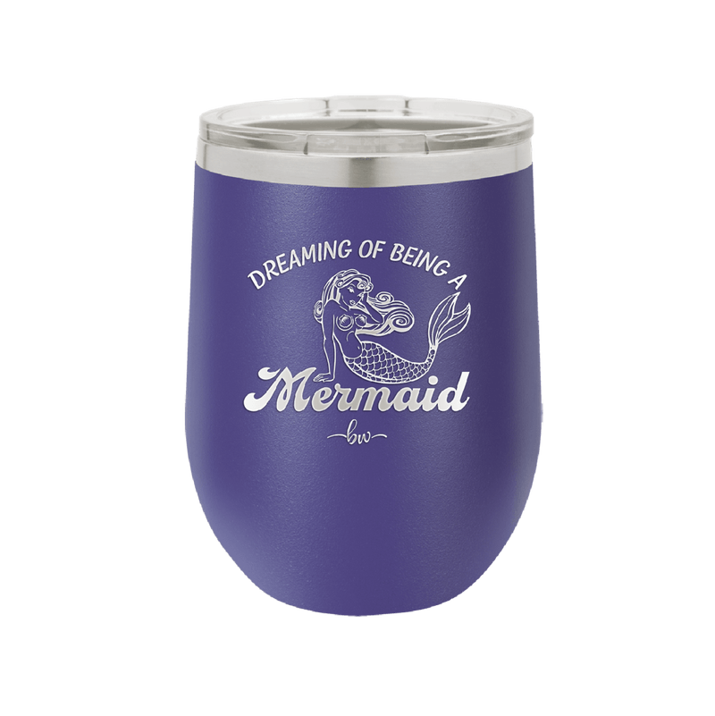 Dreaming of Being a Mermaid 1 - Laser Engraved Stainless Steel Drinkware - 1469 -