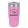 Dreaming of Being a Mermaid 1 - Laser Engraved Stainless Steel Drinkware - 1469 -