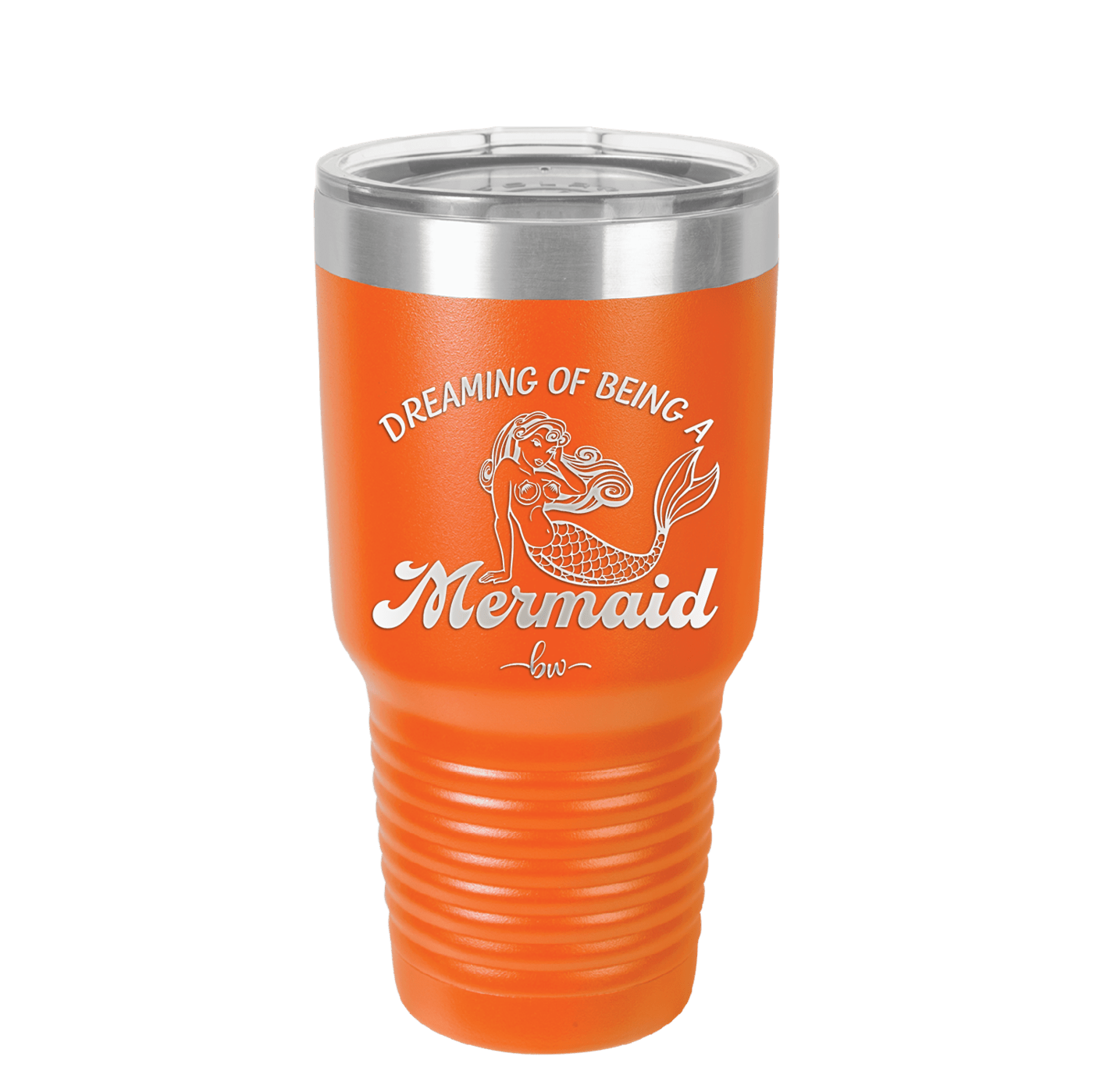 Dreaming of Being a Mermaid 1 - Laser Engraved Stainless Steel Drinkware - 1469 -