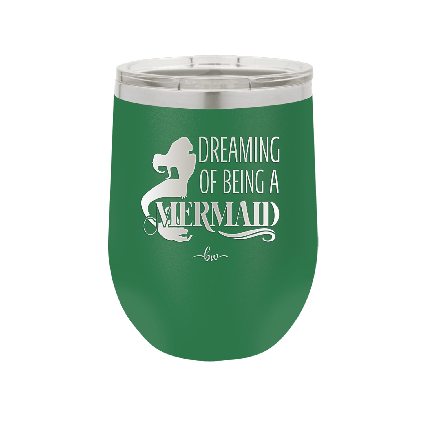 Dreaming of Being a Mermaid 2 - Laser Engraved Stainless Steel Drinkware - 1470 -