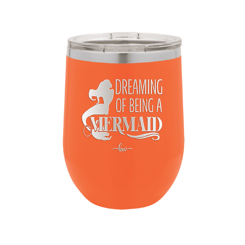 Dreaming of Being a Mermaid 2 - Laser Engraved Stainless Steel Drinkware - 1470 -