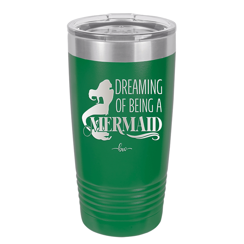 Dreaming of Being a Mermaid 2 - Laser Engraved Stainless Steel Drinkware - 1470 -