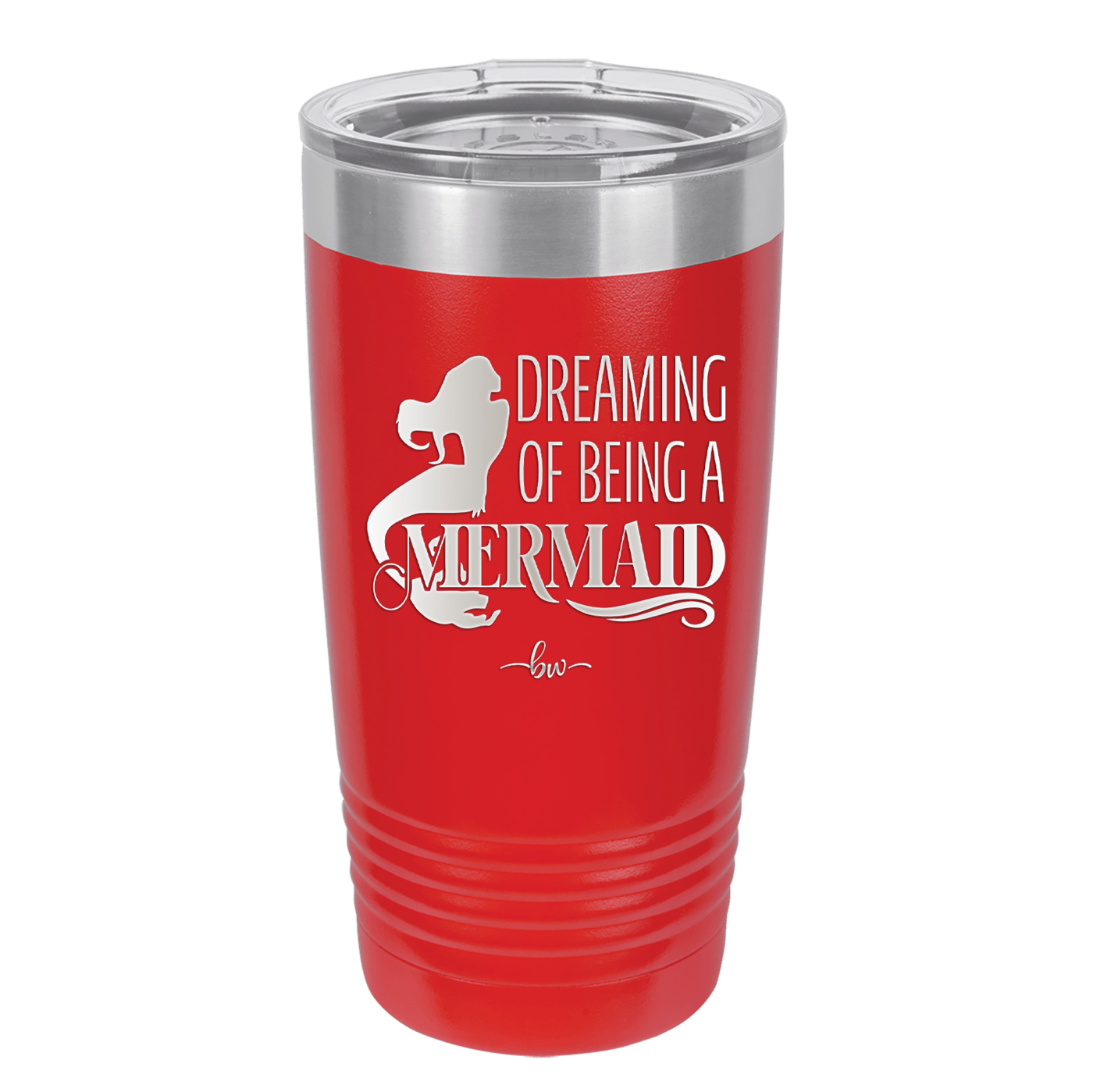 Dreaming of Being a Mermaid 2 - Laser Engraved Stainless Steel Drinkware - 1470 -