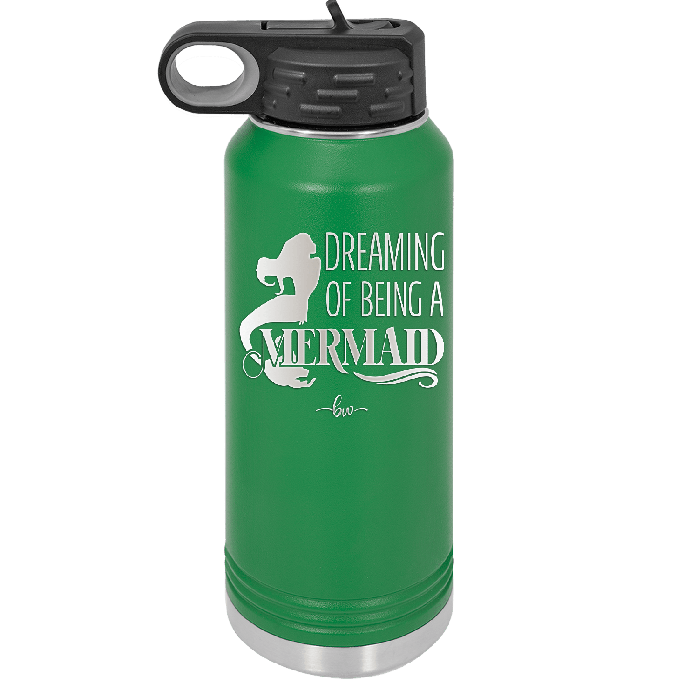 Dreaming of Being a Mermaid 2 - Laser Engraved Stainless Steel Drinkware - 1470 -