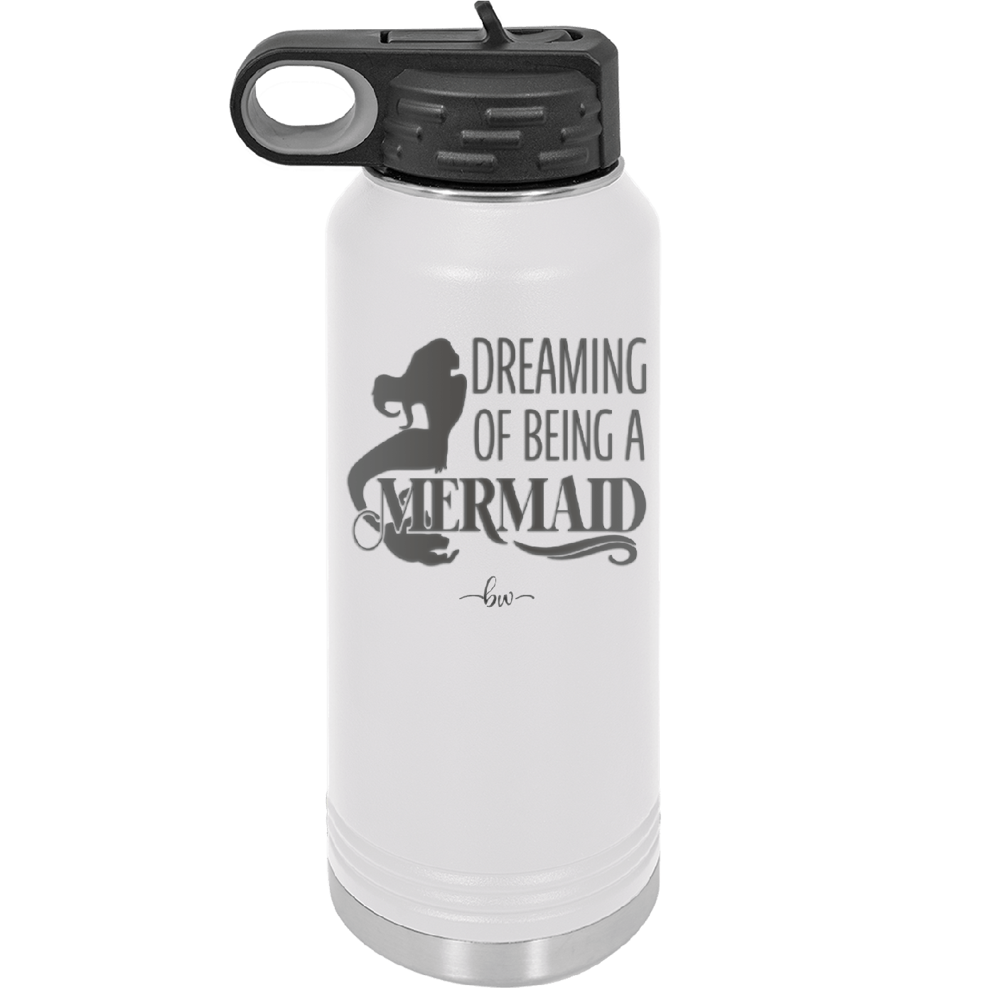 Dreaming of Being a Mermaid 2 - Laser Engraved Stainless Steel Drinkware - 1470 -