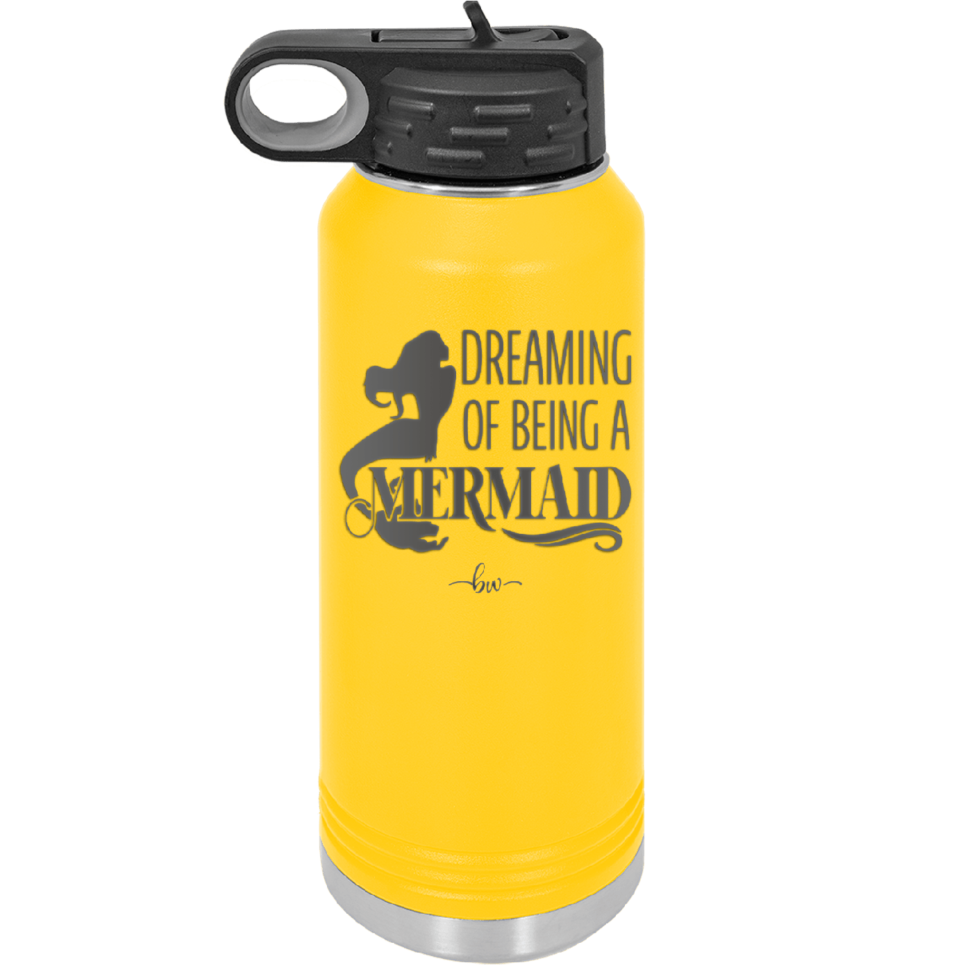 Dreaming of Being a Mermaid 2 - Laser Engraved Stainless Steel Drinkware - 1470 -