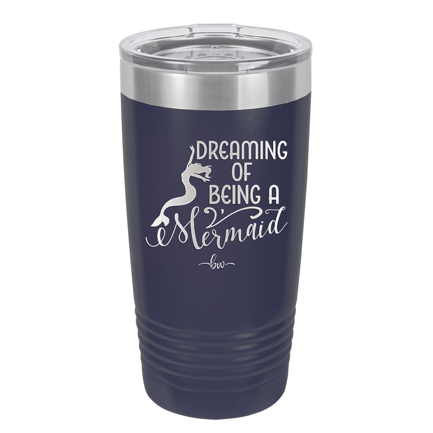 Dreaming of Being a Mermaid 3 - Laser Engraved Stainless Steel Drinkware - 1471 -