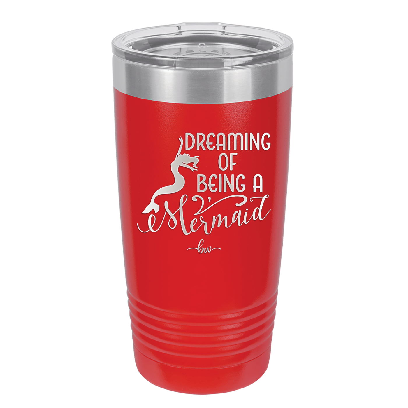 Dreaming of Being a Mermaid 3 - Laser Engraved Stainless Steel Drinkware - 1471 -