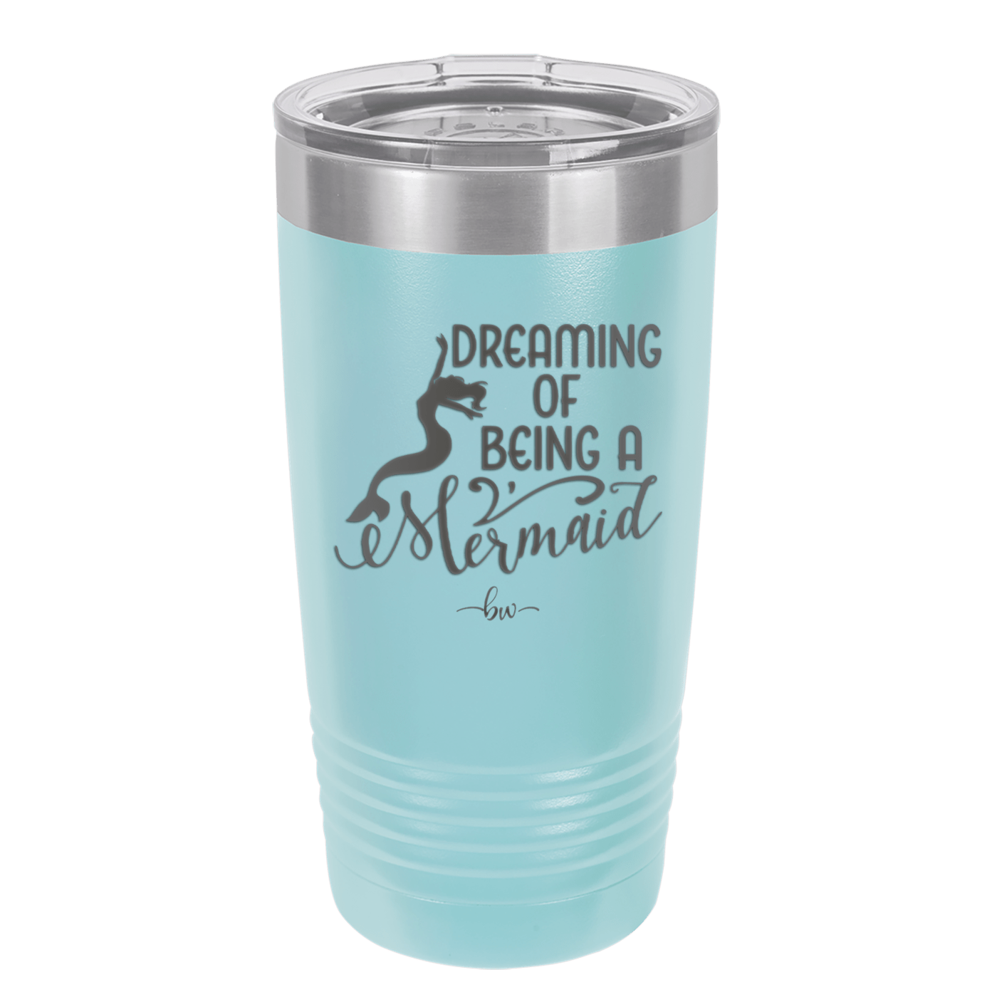 Dreaming of Being a Mermaid 3 - Laser Engraved Stainless Steel Drinkware - 1471 -