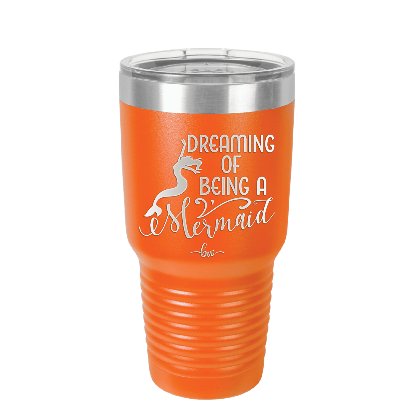 Dreaming of Being a Mermaid 3 - Laser Engraved Stainless Steel Drinkware - 1471 -