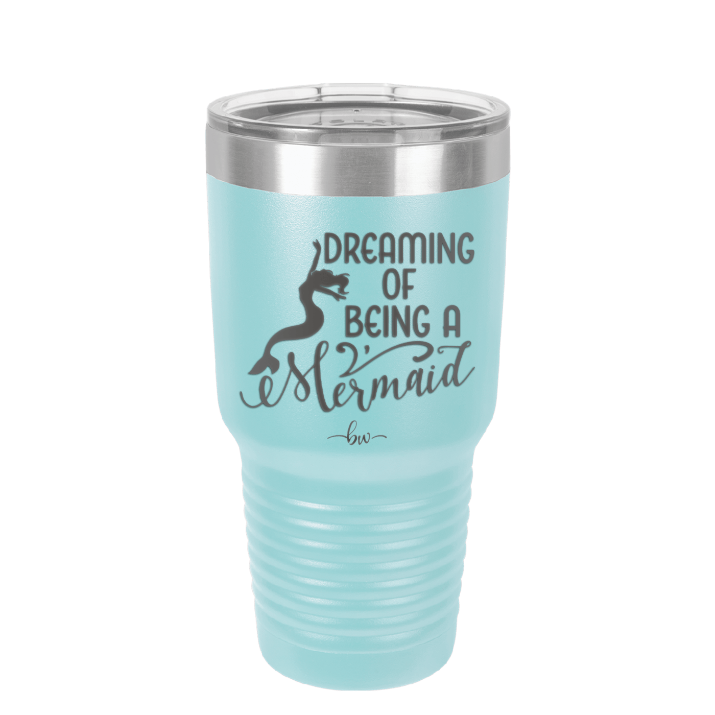 Dreaming of Being a Mermaid 3 - Laser Engraved Stainless Steel Drinkware - 1471 -