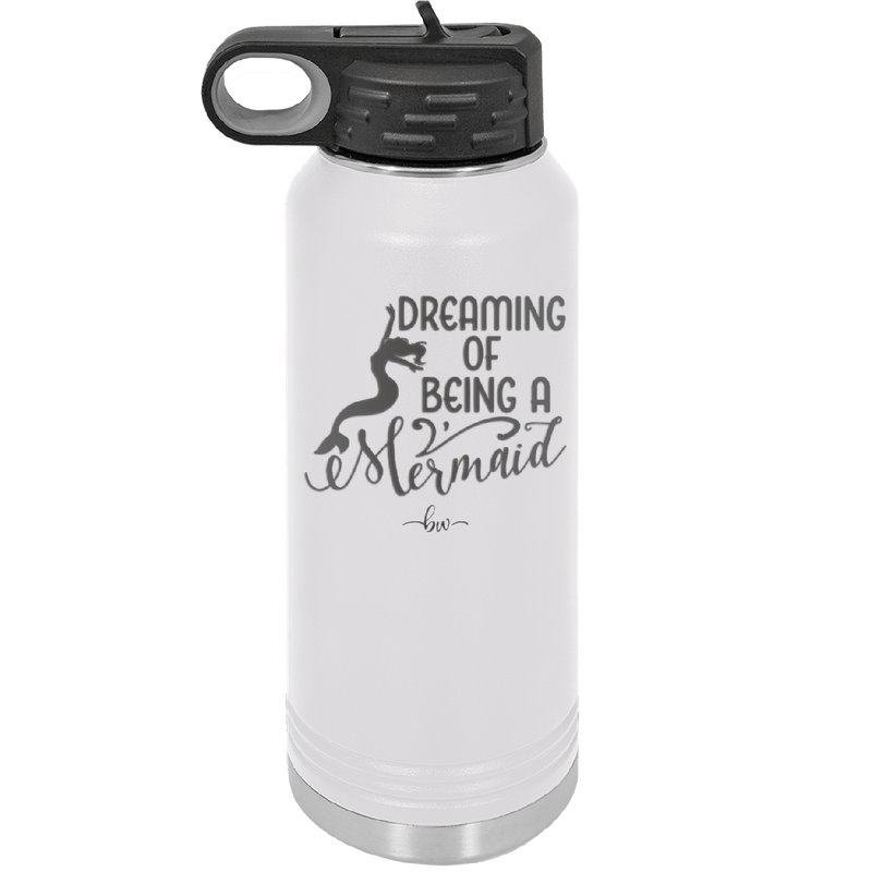 Dreaming of Being a Mermaid 3 - Laser Engraved Stainless Steel Drinkware - 1471 -
