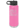 Kinda Pissed About Not Being a Mermaid 1 - Laser Engraved Stainless Steel Drinkware - 1472 -
