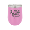 Kinda Pissed About Not Being a Mermaid 3 - Laser Engraved Stainless Steel Drinkware - 1474 -