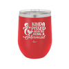 Kinda Pissed About Not Being a Mermaid 3 - Laser Engraved Stainless Steel Drinkware - 1474 -