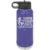 Kinda Pissed About Not Being a Mermaid 3 - Laser Engraved Stainless Steel Drinkware - 1474 -