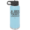 Kinda Pissed About Not Being a Mermaid 3 - Laser Engraved Stainless Steel Drinkware - 1474 -