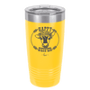 Happy Heifer Floral - Laser Engraved Stainless Steel Drinkware - 1483 -