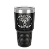 Happy Heifer Floral - Laser Engraved Stainless Steel Drinkware - 1483 -