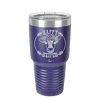 Happy Heifer Floral - Laser Engraved Stainless Steel Drinkware - 1483 -
