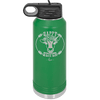 Happy Heifer Floral - Laser Engraved Stainless Steel Drinkware - 1483 -