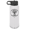 Happy Heifer Floral - Laser Engraved Stainless Steel Drinkware - 1483 -