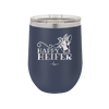 Happy Heifer Polka Dots - Laser Engraved Stainless Steel Drinkware - 1484 -