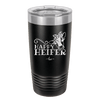 Happy Heifer Polka Dots - Laser Engraved Stainless Steel Drinkware - 1484 -