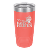 Happy Heifer Polka Dots - Laser Engraved Stainless Steel Drinkware - 1484 -