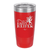 Happy Heifer Polka Dots - Laser Engraved Stainless Steel Drinkware - 1484 -