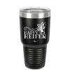 Happy Heifer Polka Dots - Laser Engraved Stainless Steel Drinkware - 1484 -