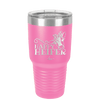 Happy Heifer Polka Dots - Laser Engraved Stainless Steel Drinkware - 1484 -