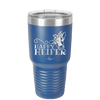 Happy Heifer Polka Dots - Laser Engraved Stainless Steel Drinkware - 1484 -