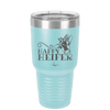 Happy Heifer Polka Dots - Laser Engraved Stainless Steel Drinkware - 1484 -
